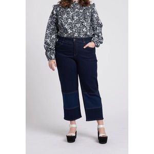 Universal Standard x Erdem Hana Patchwork Jeans